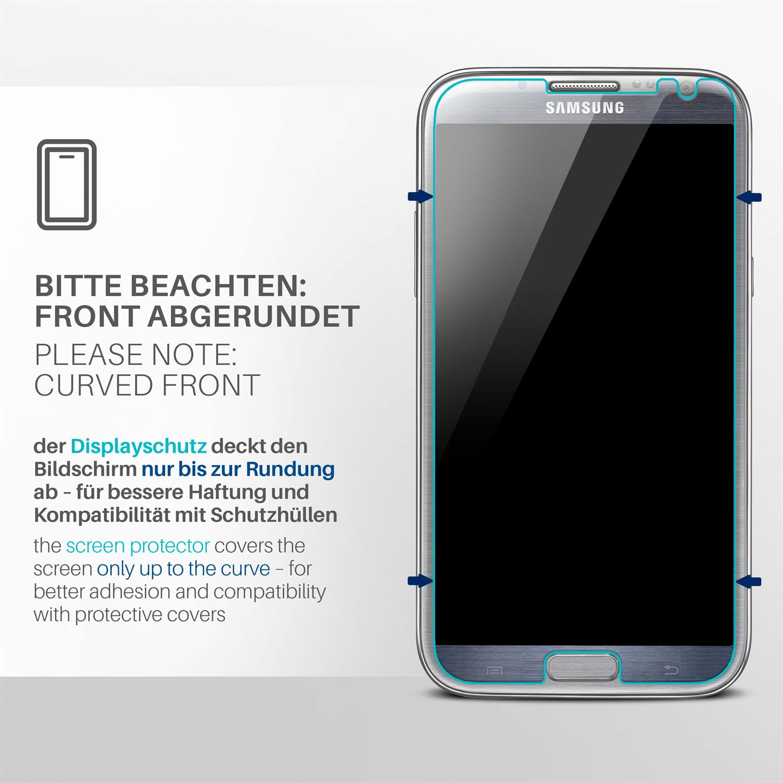 moex FlexProtect Samsung Galaxy Note 2 Schutzfolie Klar – Weiteres Produktbild 3 moex FlexProtect Samsung Galaxy Note 2 Schutzfolie Klar – Weiteres Produktbild 3