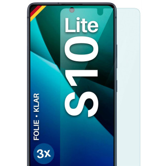 moex FlexProtect Samsung Galaxy S10 Lite Schutzfolie Klar – 3er Set