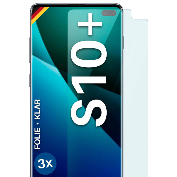moex FlexProtect Samsung Galaxy S10 Plus Schutzfolie Klar – Weiteres Produktbild 1