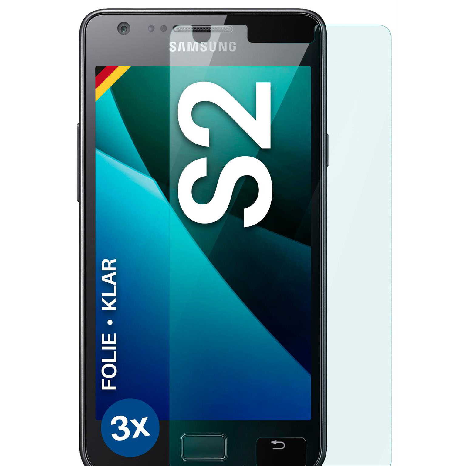 moex FlexProtect Samsung Galaxy S2 Schutzfolie Klar – undefined