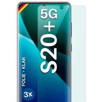 moex FlexProtect Samsung Galaxy S20 Plus 5G Schutzfolie Klar – 3er Set