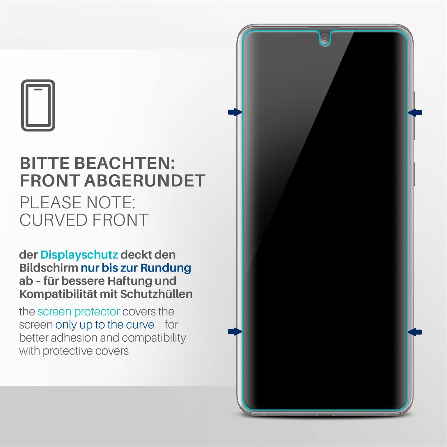 moex FlexProtect Samsung Galaxy S20 Plus Schutzfolie Klar – Weiteres Produktbild 3