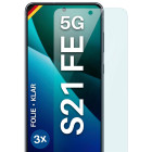 moex FlexProtect Samsung Galaxy S21 FE 5G Schutzfolie Klar – Weiteres Produktbild 1