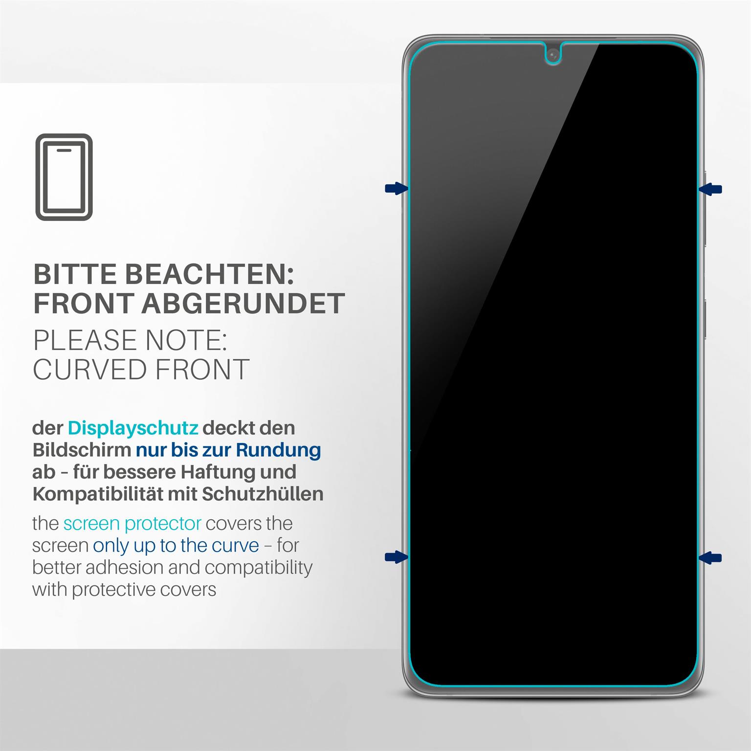 moex FlexProtect Samsung Galaxy S21 Ultra Schutzfolie Klar – Weiteres Produktbild 3 moex FlexProtect Samsung Galaxy S21 Ultra Schutzfolie Klar – Weiteres Produktbild 3