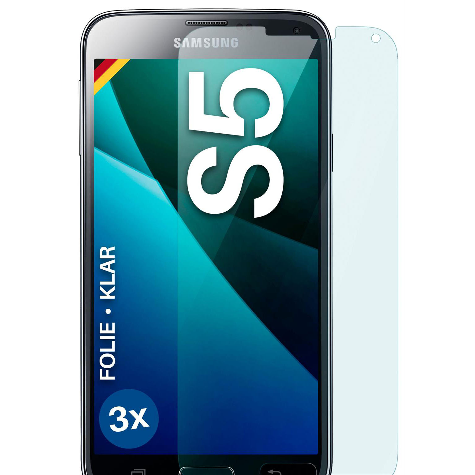 moex FlexProtect Samsung Galaxy S5 Schutzfolie Klar – Weiteres Produktbild 1 moex FlexProtect Samsung Galaxy S5 Schutzfolie Klar – Weiteres Produktbild 1