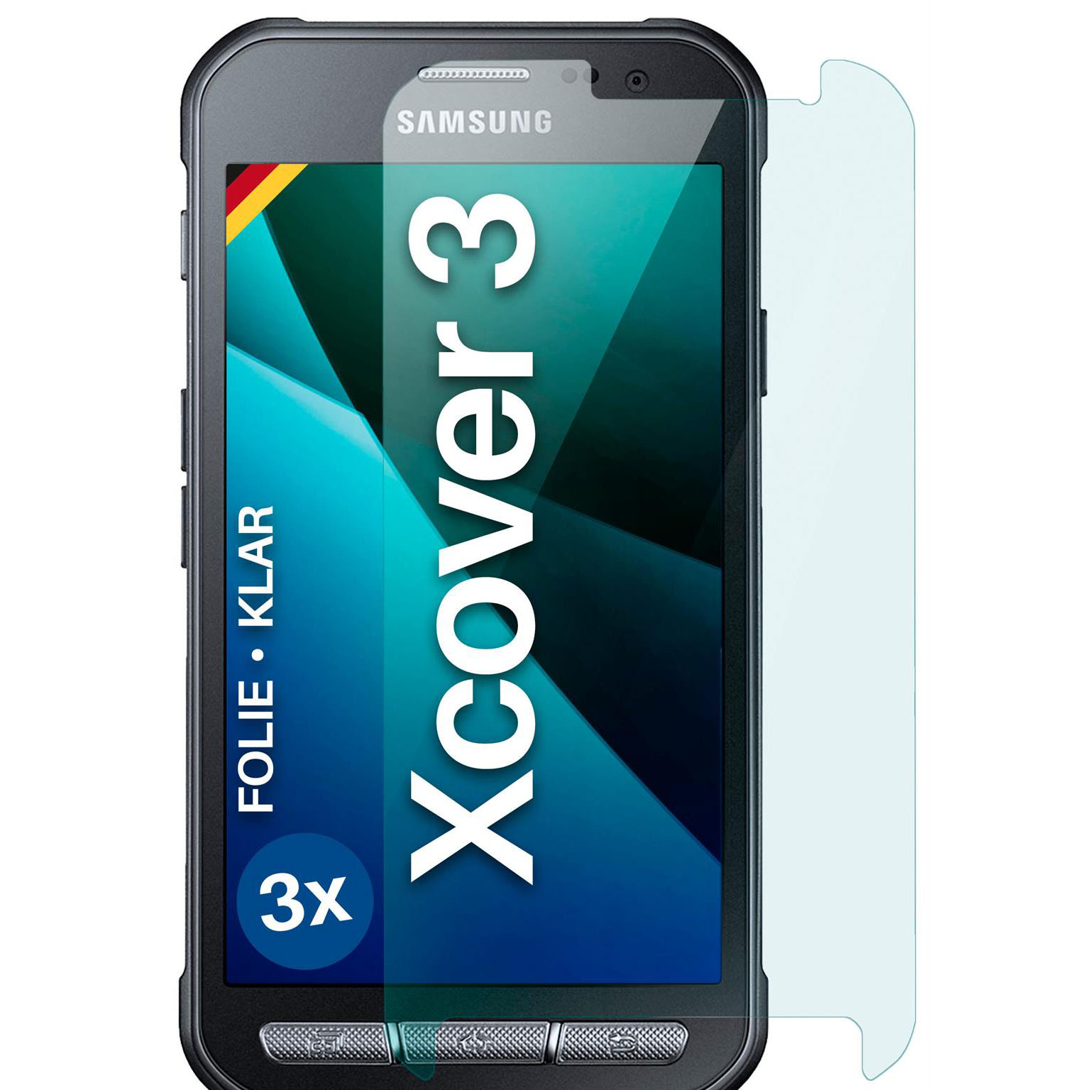 moex FlexProtect Samsung Galaxy Xcover 3 Schutzfolie Klar – Weiteres Produktbild 1 moex FlexProtect Samsung Galaxy Xcover 3 Schutzfolie Klar – Weiteres Produktbild 1