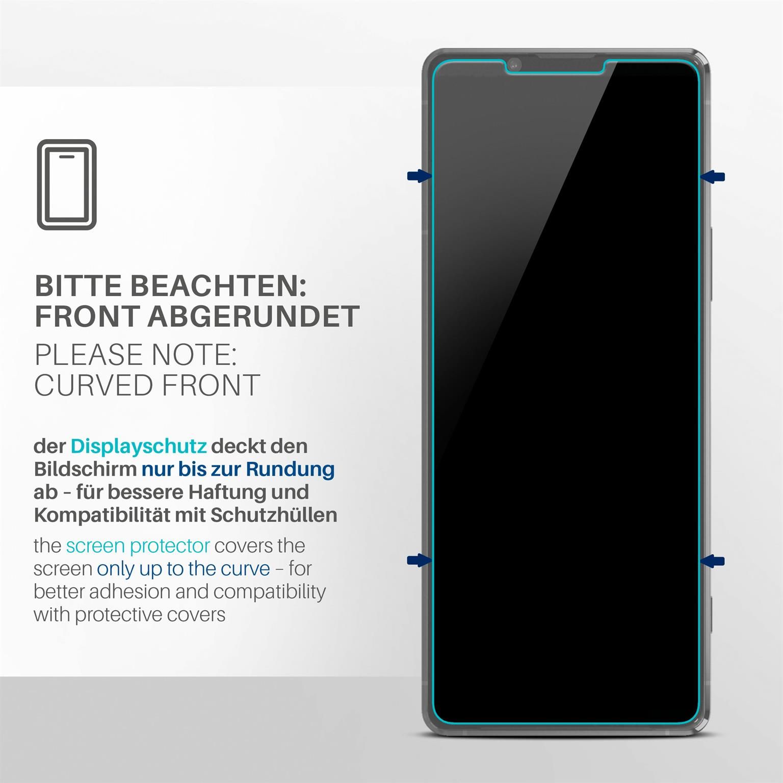 moex FlexProtect Sony Xperia 1 II Schutzfolie Klar – Weiteres Produktbild 3 moex FlexProtect Sony Xperia 1 II Schutzfolie Klar – Weiteres Produktbild 3