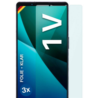 moex FlexProtect Sony Xperia 1 V Schutzfolie Klar – 3er Set