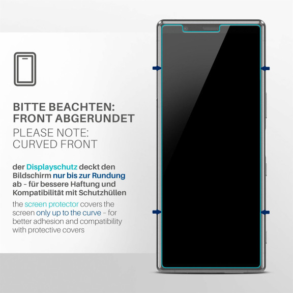 moex FlexProtect Sony Xperia 1 Schutzfolie Klar – Weiteres Produktbild 3