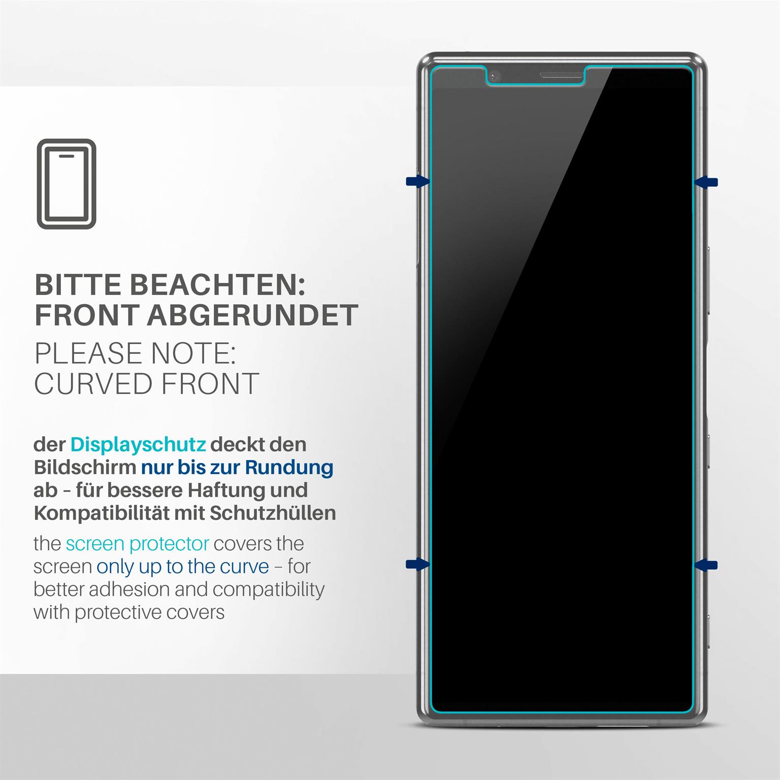 moex FlexProtect Sony Xperia 1 Schutzfolie Klar – Weiteres Produktbild 3