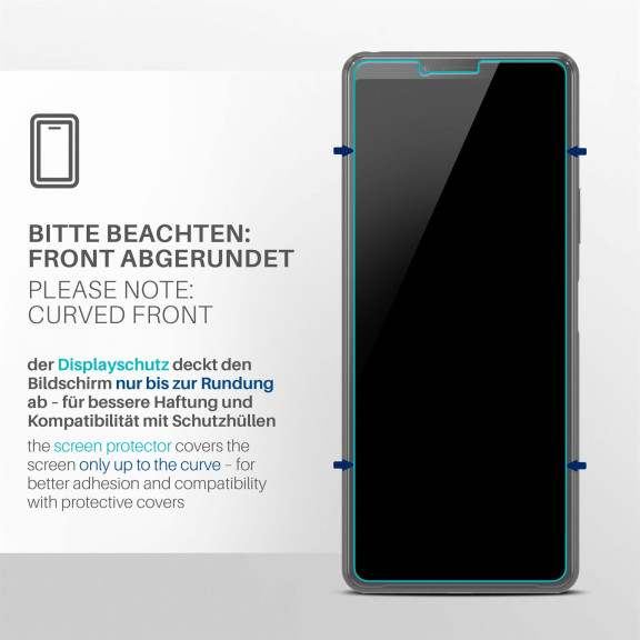 moex FlexProtect Sony Xperia 10 II Schutzfolie Klar – Weiteres Produktbild 3