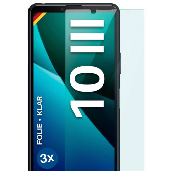 moex FlexProtect Sony Xperia 10 III Schutzfolie Klar – 3er Set