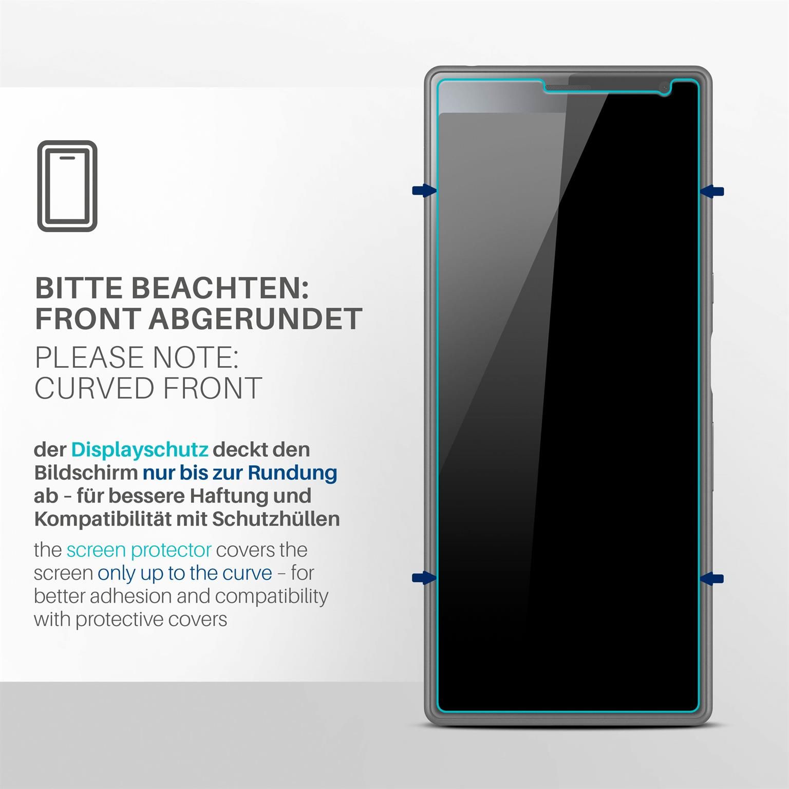 moex FlexProtect Sony Xperia 10 Plus Schutzfolie Klar – Weiteres Produktbild 3 moex FlexProtect Sony Xperia 10 Plus Schutzfolie Klar – Weiteres Produktbild 3