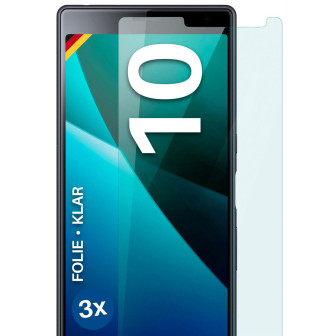 moex FlexProtect Sony Xperia 10 Schutzfolie Klar – 3er Set