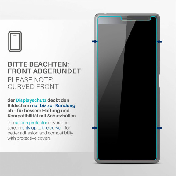 moex FlexProtect Sony Xperia 10 Schutzfolie Klar – Weiteres Produktbild 3