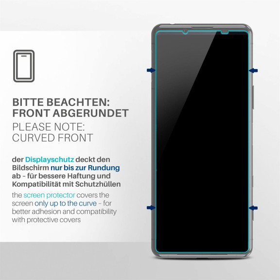 moex FlexProtect Sony Xperia 5 II Schutzfolie Klar – Weiteres Produktbild 3