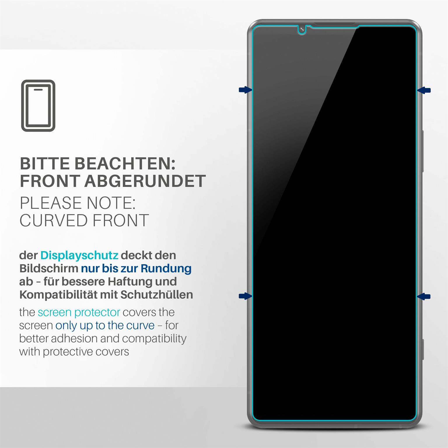 moex FlexProtect Sony Xperia 5 V Schutzfolie Klar – Weiteres Produktbild 3
