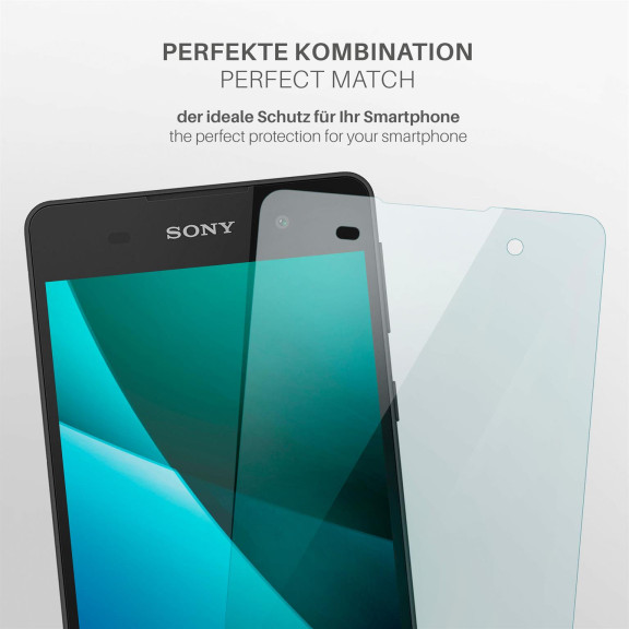 moex FlexProtect Sony Xperia E5 Schutzfolie Klar – Weiteres Produktbild 3