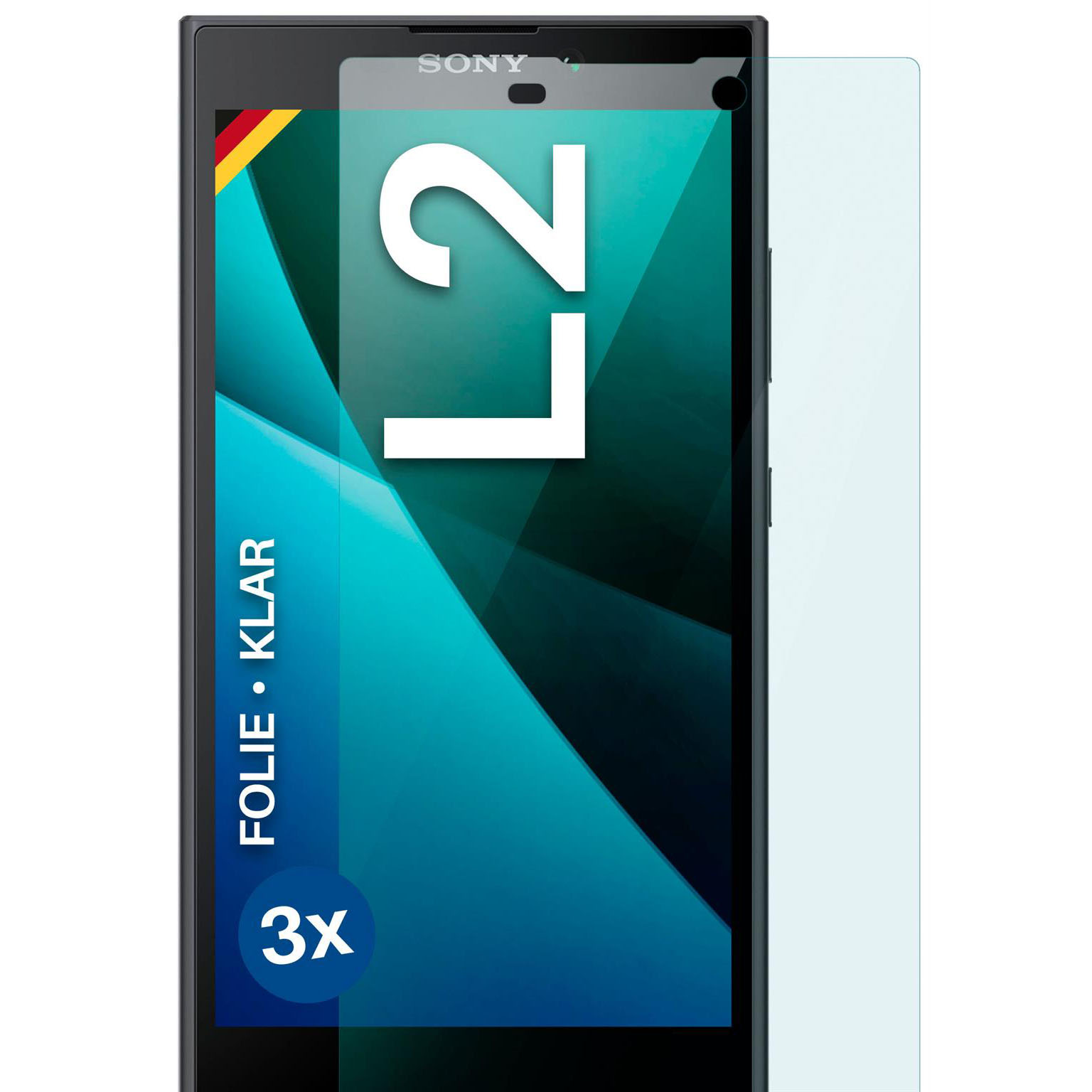 moex FlexProtect Sony Xperia L2 Schutzfolie Klar – Weiteres Produktbild 1 moex FlexProtect Sony Xperia L2 Schutzfolie Klar – Weiteres Produktbild 1
