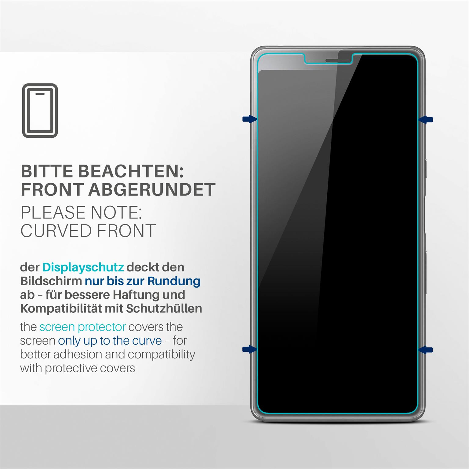 moex FlexProtect Sony Xperia L3 Schutzfolie Klar – Weiteres Produktbild 3 moex FlexProtect Sony Xperia L3 Schutzfolie Klar – Weiteres Produktbild 3