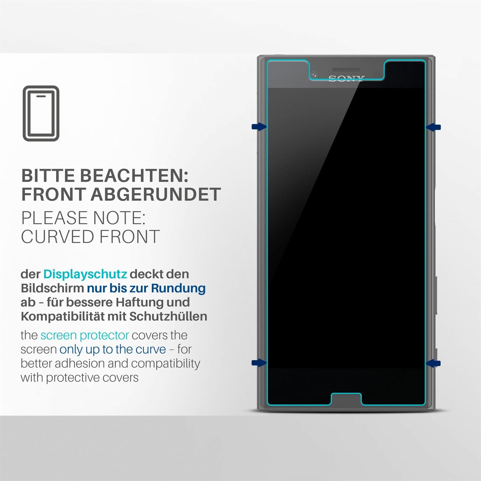 moex FlexProtect Sony Xperia X Compact Schutzfolie Klar – Weiteres Produktbild 3 moex FlexProtect Sony Xperia X Compact Schutzfolie Klar – Weiteres Produktbild 3