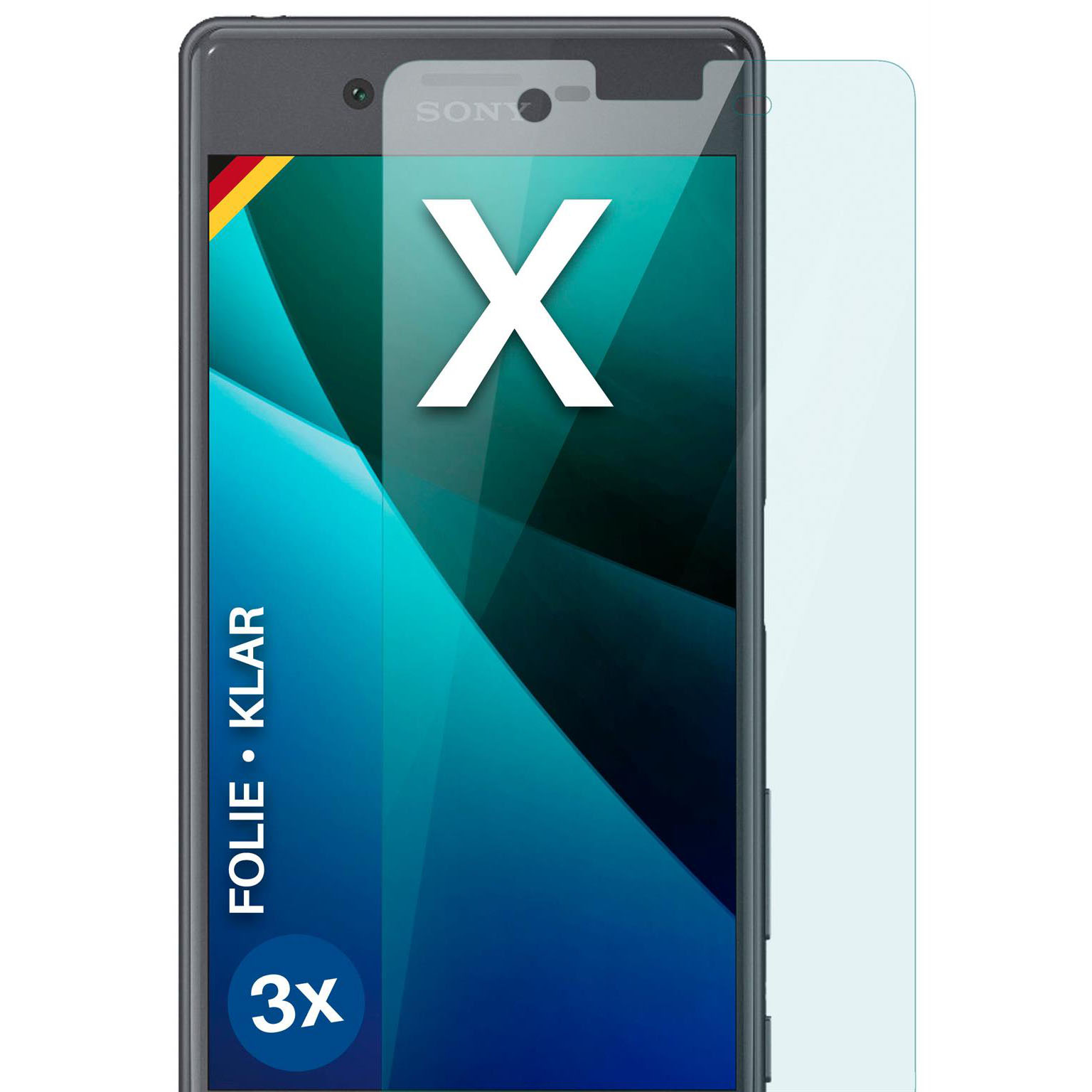 moex FlexProtect Sony Xperia X Schutzfolie Klar – Weiteres Produktbild 1 moex FlexProtect Sony Xperia X Schutzfolie Klar – Weiteres Produktbild 1