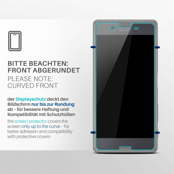 moex FlexProtect Sony Xperia X Schutzfolie Klar – Weiteres Produktbild 3