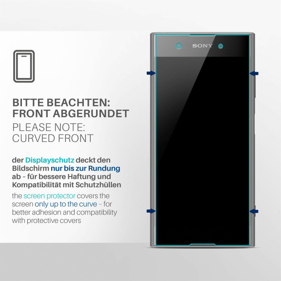 moex FlexProtect Sony Xperia XA1 Plus Schutzfolie Klar – Weiteres Produktbild 3 moex FlexProtect Sony Xperia XA1 Plus Schutzfolie Klar – Weiteres Produktbild 3