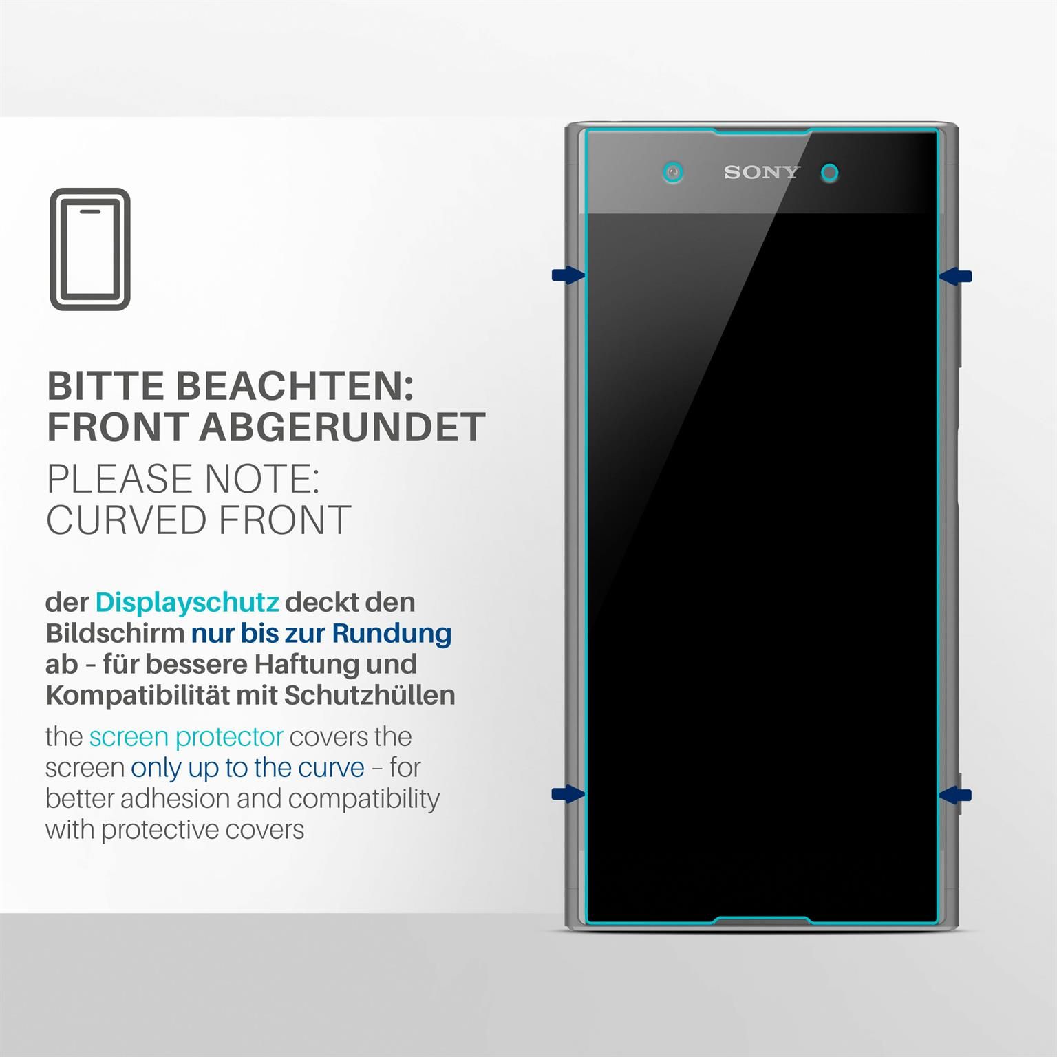 moex FlexProtect Sony Xperia XA1 Plus Schutzfolie Klar – Weiteres Produktbild 3 moex FlexProtect Sony Xperia XA1 Plus Schutzfolie Klar – Weiteres Produktbild 3