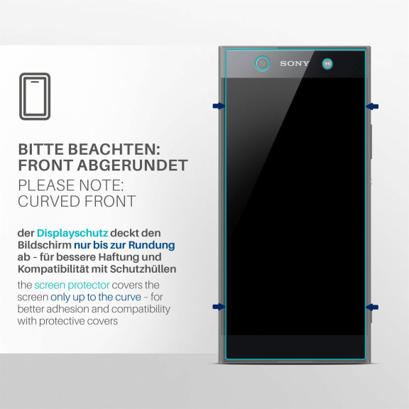 moex FlexProtect Sony Xperia XA1 Schutzfolie Klar – Weiteres Produktbild 3 moex FlexProtect Sony Xperia XA1 Schutzfolie Klar – Weiteres Produktbild 3