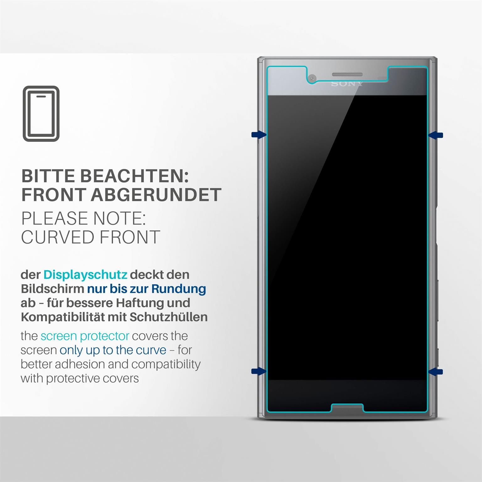 moex FlexProtect Sony Xperia XZ Schutzfolie Klar – Weiteres Produktbild 3 moex FlexProtect Sony Xperia XZ Schutzfolie Klar – Weiteres Produktbild 3
