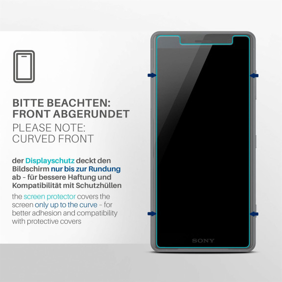 moex FlexProtect Sony Xperia XZ2 Compact Schutzfolie Klar – Weiteres Produktbild 3 moex FlexProtect Sony Xperia XZ2 Compact Schutzfolie Klar – Weiteres Produktbild 3