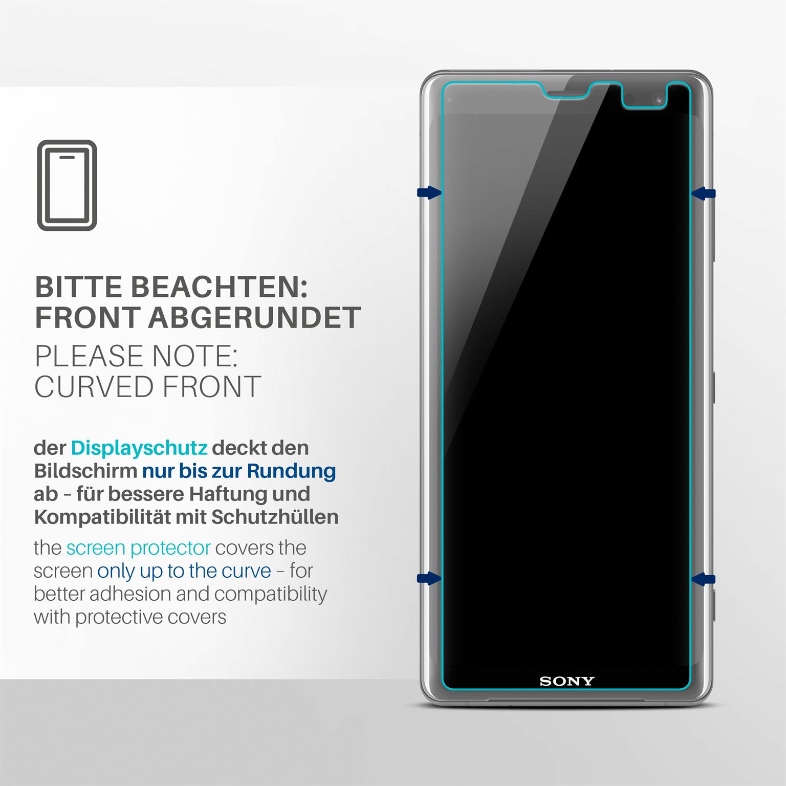 moex FlexProtect Sony Xperia XZ3 Schutzfolie Klar – Weiteres Produktbild 3 moex FlexProtect Sony Xperia XZ3 Schutzfolie Klar – Weiteres Produktbild 3