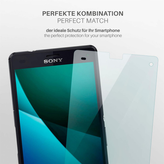 moex FlexProtect Sony Xperia Z3 Compact Schutzfolie Klar – Weiteres Produktbild 3