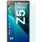 moex FlexProtect Sony Xperia Z5 Compact Schutzfolie Klar – Weiteres Produktbild 1