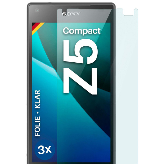 moex FlexProtect Sony Xperia Z5 Compact Schutzfolie Klar – Weiteres Produktbild 1