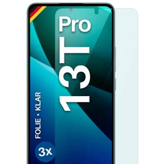 moex FlexProtect Xiaomi 13T Pro Schutzfolie Klar – 3er Set moex FlexProtect Xiaomi 13T Pro Schutzfolie Klar – 3er Set