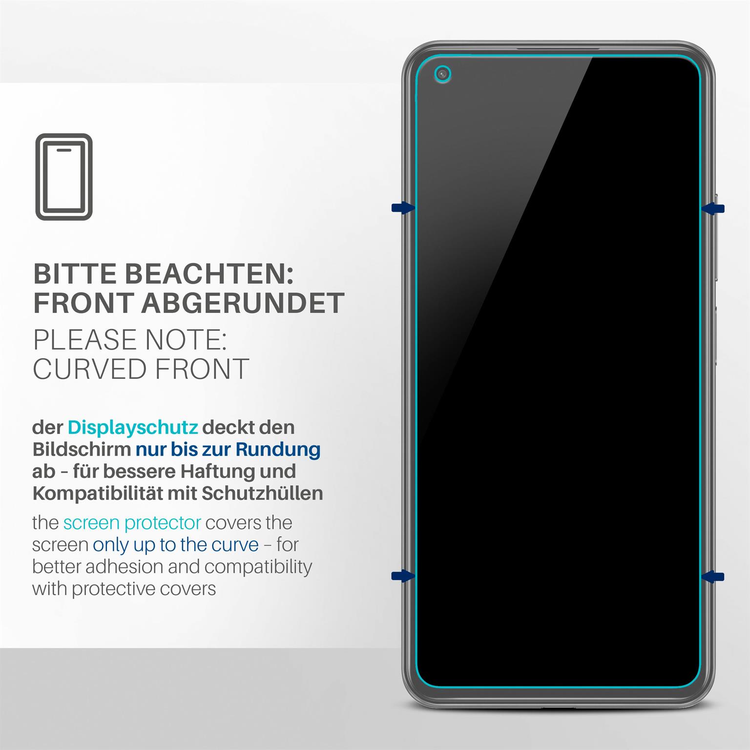 moex FlexProtect Xiaomi Mi 11 Lite Schutzfolie Klar – Weiteres Produktbild 3