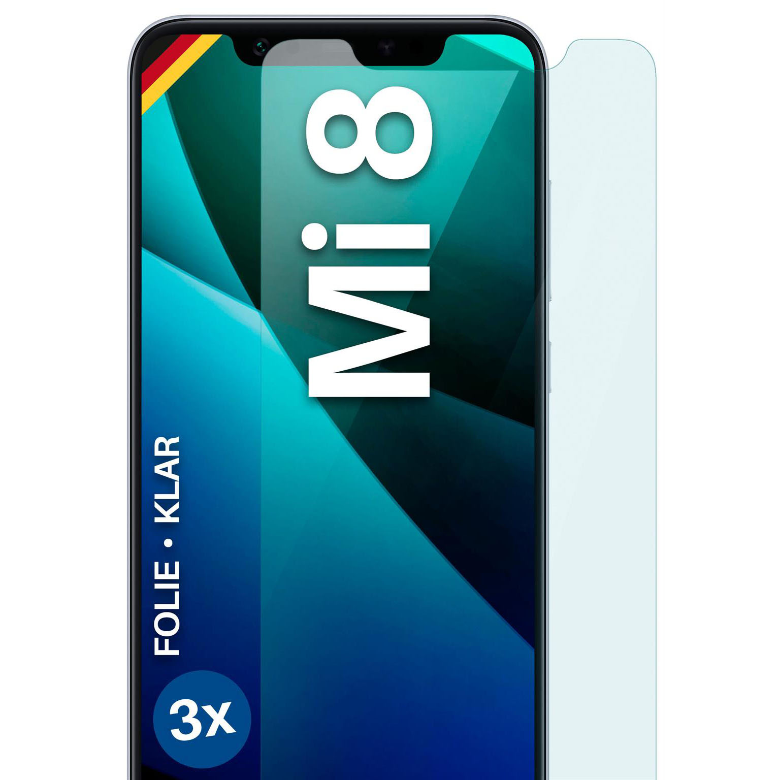 moex FlexProtect Xiaomi Mi 8 Schutzfolie Klar – Weiteres Produktbild 1 moex FlexProtect Xiaomi Mi 8 Schutzfolie Klar – Weiteres Produktbild 1
