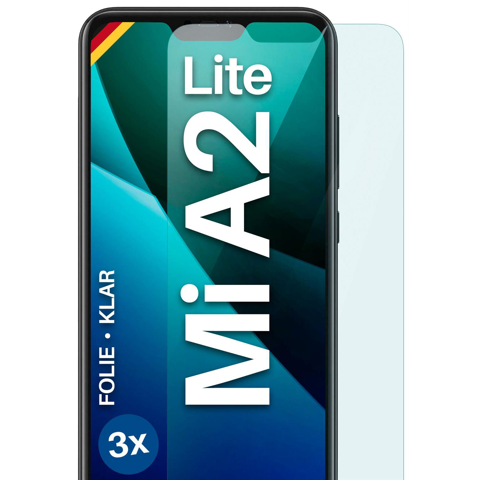 moex FlexProtect Xiaomi Mi A2 Lite Schutzfolie Klar – Weiteres Produktbild 1 moex FlexProtect Xiaomi Mi A2 Lite Schutzfolie Klar – Weiteres Produktbild 1