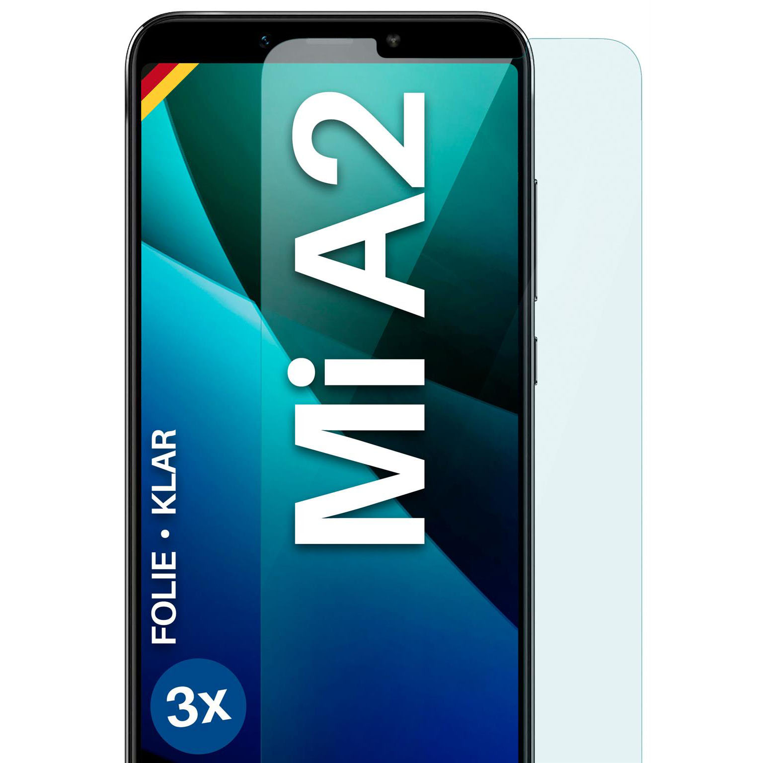 moex FlexProtect Xiaomi Mi A2 Schutzfolie Klar – Weiteres Produktbild 1 moex FlexProtect Xiaomi Mi A2 Schutzfolie Klar – Weiteres Produktbild 1