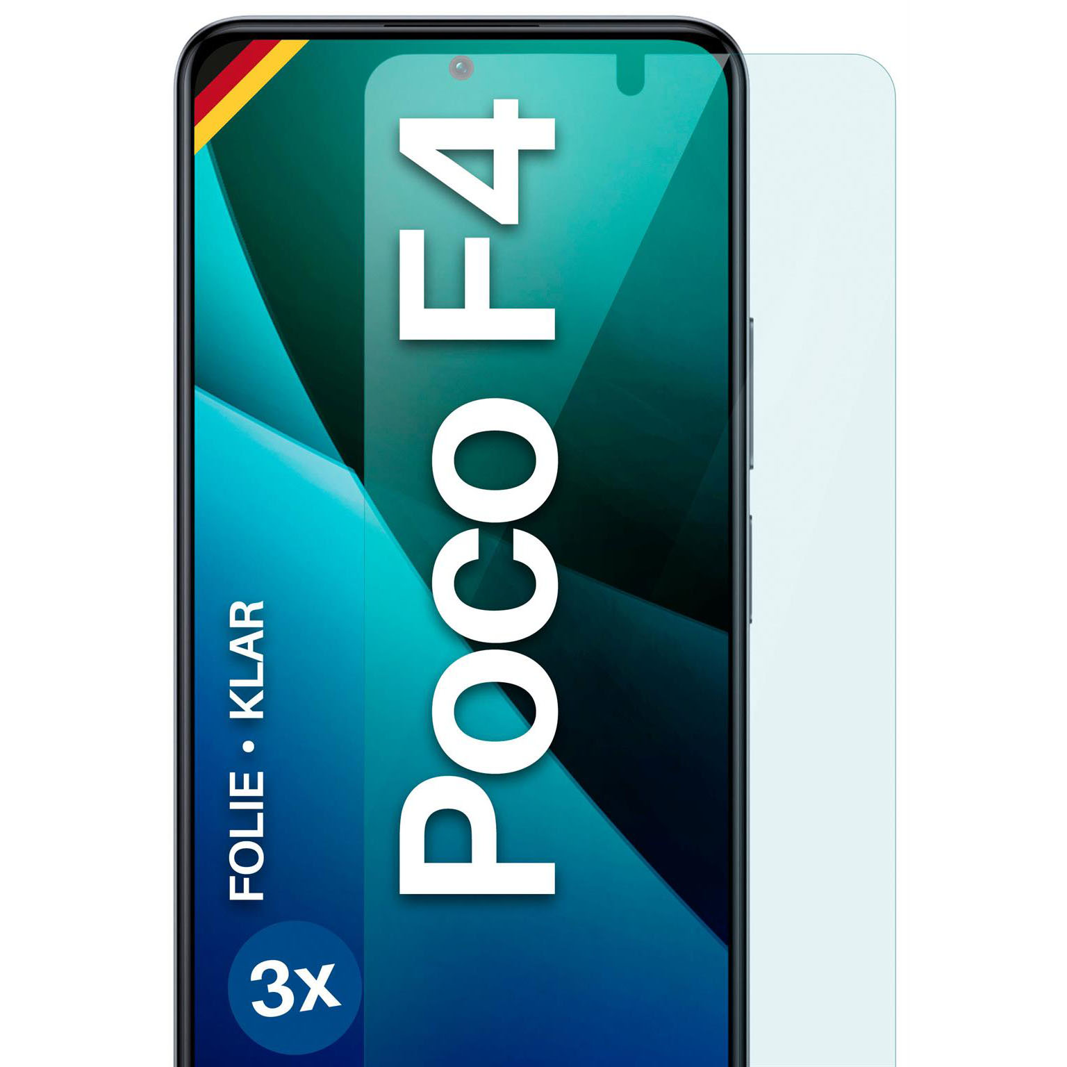 moex FlexProtect Poco F4 Schutzfolie Klar – undefined