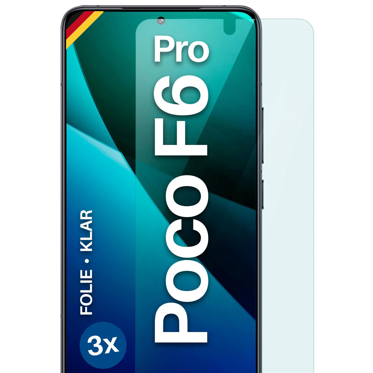 moex FlexProtect Poco F6 Pro Schutzfolie Klar – undefined
