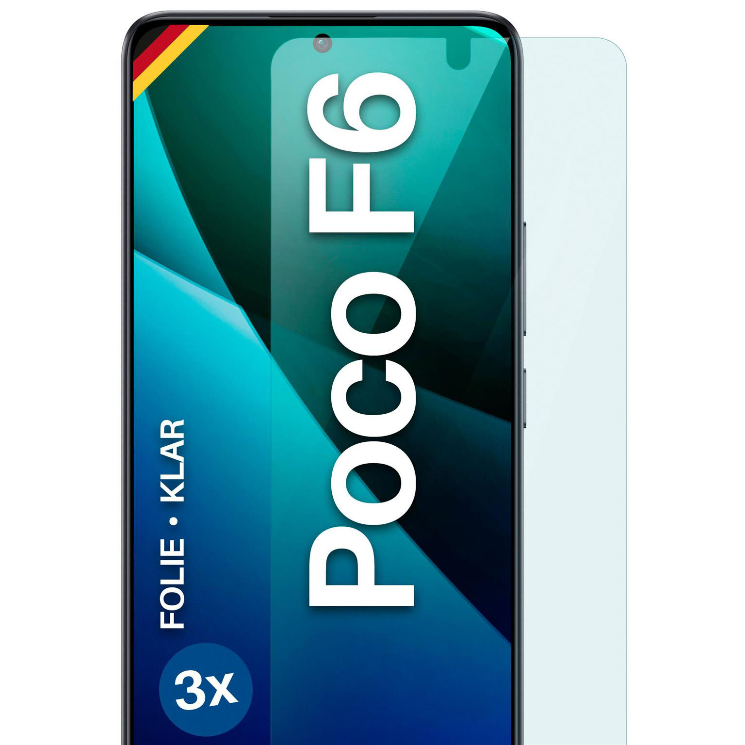 moex FlexProtect Poco F6 Schutzfolie Klar – Weiteres Produktbild 1 moex FlexProtect Poco F6 Schutzfolie Klar – Weiteres Produktbild 1