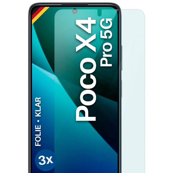 moex FlexProtect Poco X4 Pro 5G Schutzfolie Klar – Weiteres Produktbild 1