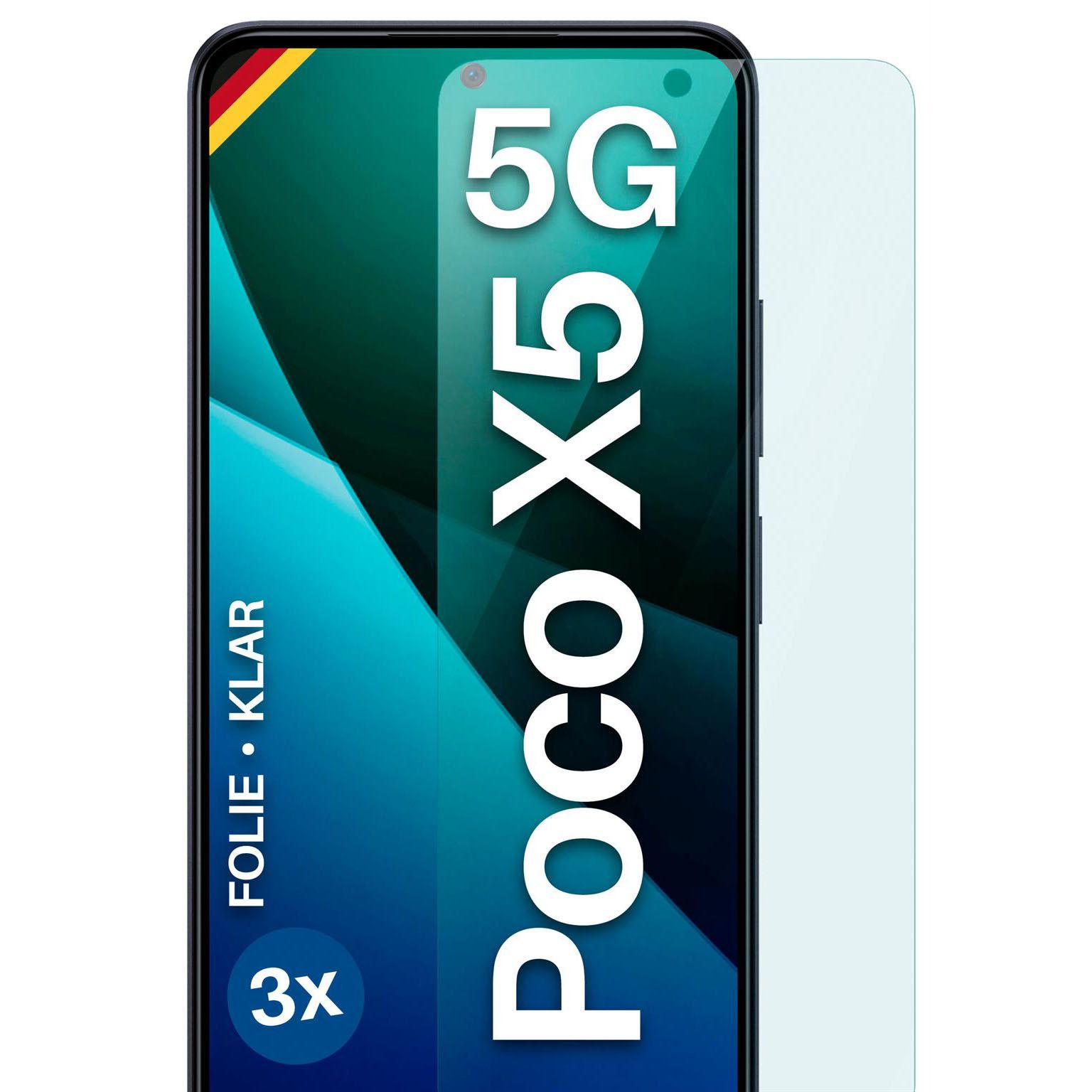 moex FlexProtect Poco X5 5G Schutzfolie Klar – Weiteres Produktbild 1 moex FlexProtect Poco X5 5G Schutzfolie Klar – Weiteres Produktbild 1
