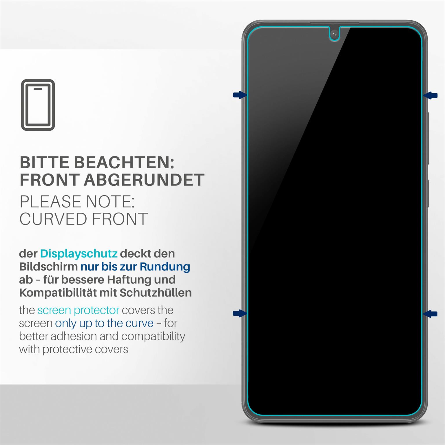 moex FlexProtect Poco X6 Pro Schutzfolie Klar – Weiteres Produktbild 3