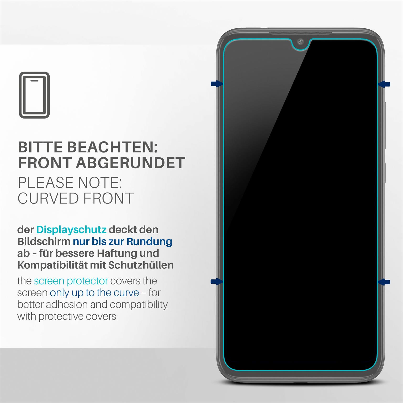 moex FlexProtect Redmi 7 Schutzfolie Klar – Weiteres Produktbild 3
