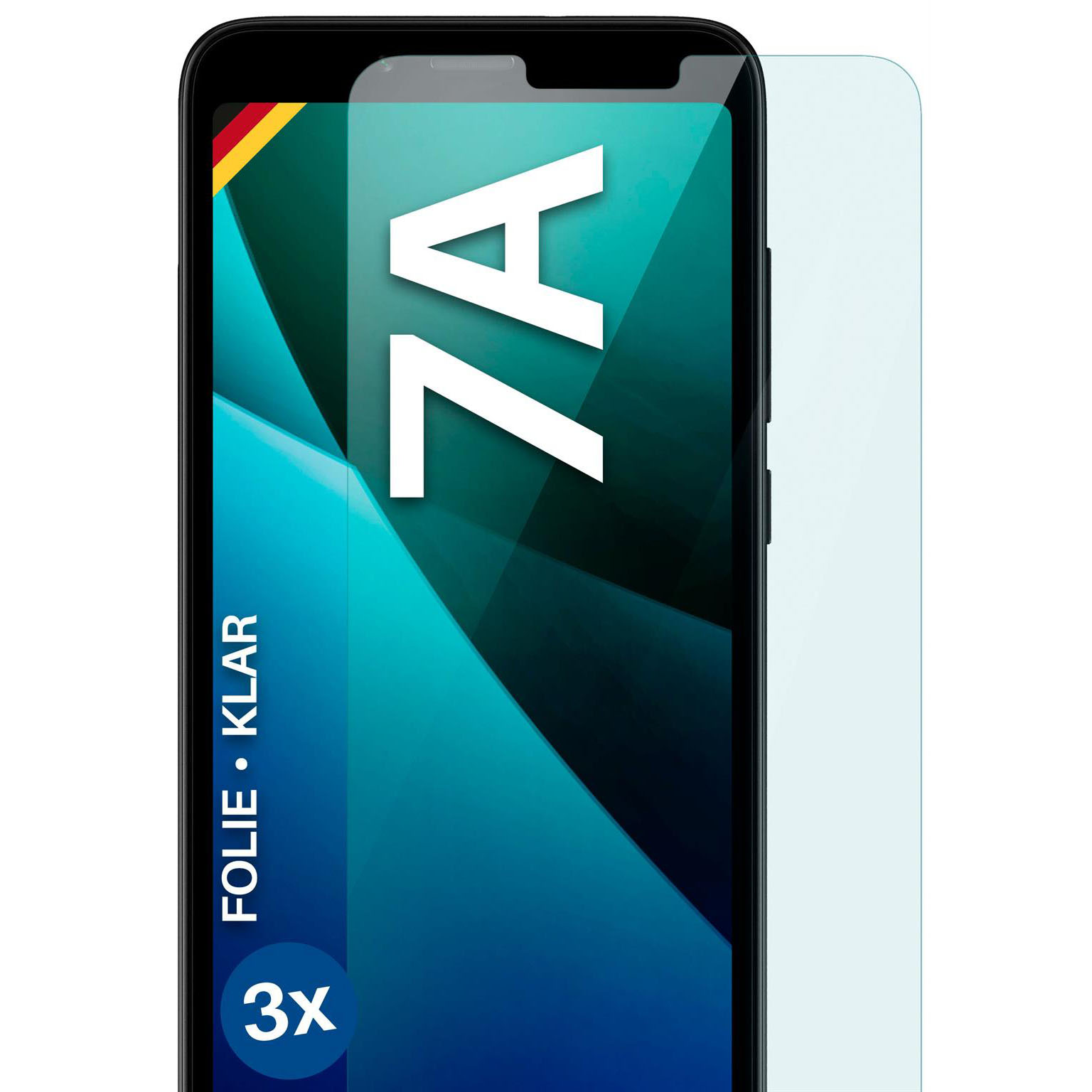 moex FlexProtect Redmi 7A Schutzfolie Klar – Weiteres Produktbild 1 moex FlexProtect Redmi 7A Schutzfolie Klar – Weiteres Produktbild 1