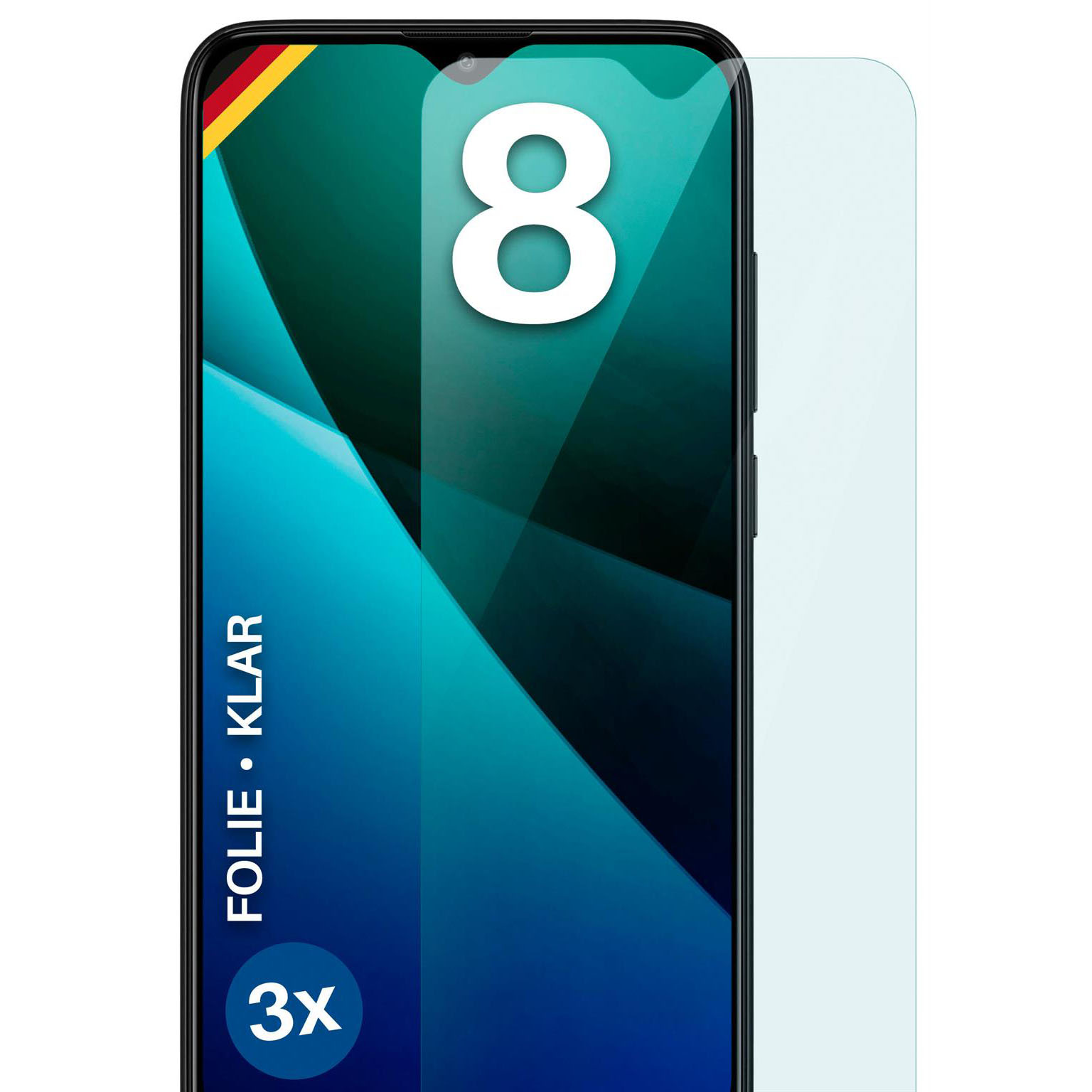 moex FlexProtect Redmi 8 Schutzfolie Klar – undefined